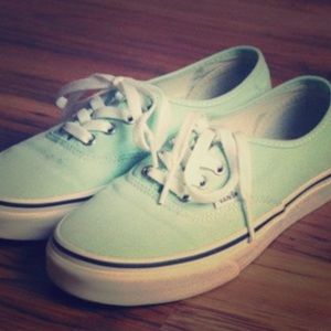 Teal vans