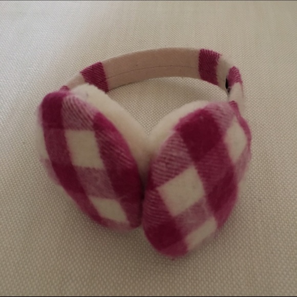 Pink Cashmere Burberry Earmuffs