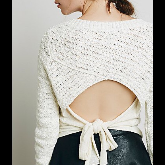 FREE PEOPLE  Bow Back Pullover - Picture 2 of 2