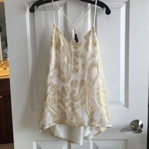 Beautiful gold embellished blouse
