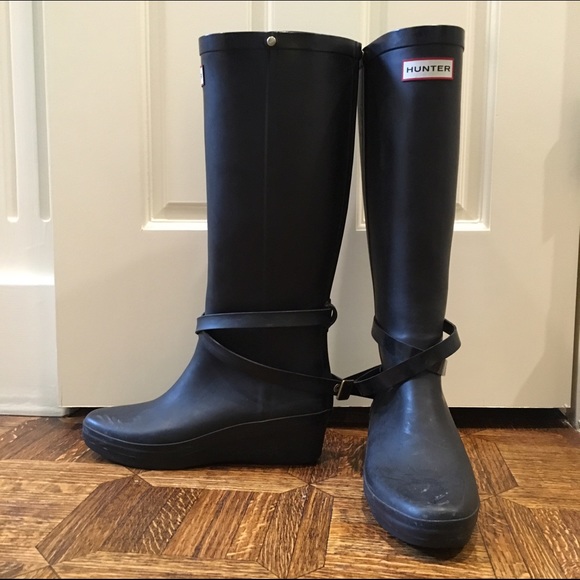 Hunter Rain Boots with a Twist