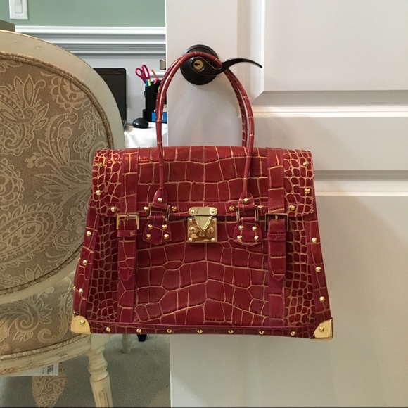 Nordstrom brand purse alligator patterned