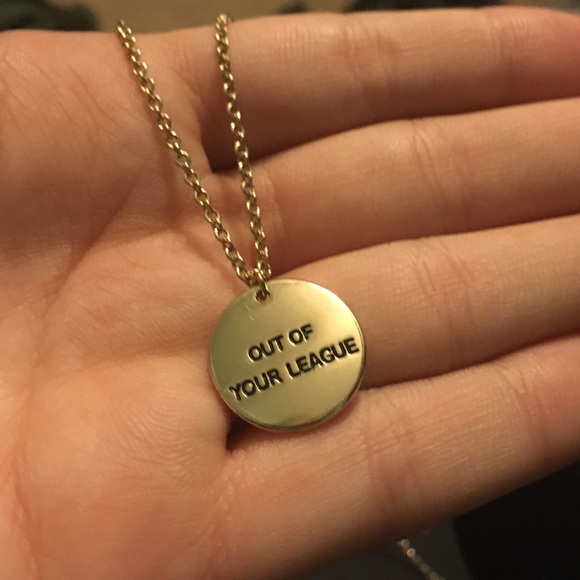 Out Of Your League Gold Necklace