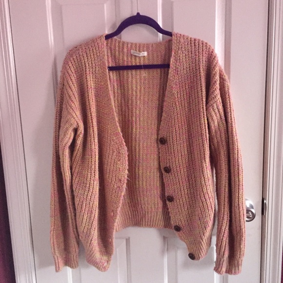 So SOFT  Multicolored Warm Cardigan
