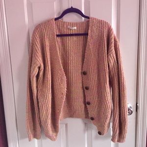 So SOFT  Multicolored Warm Cardigan