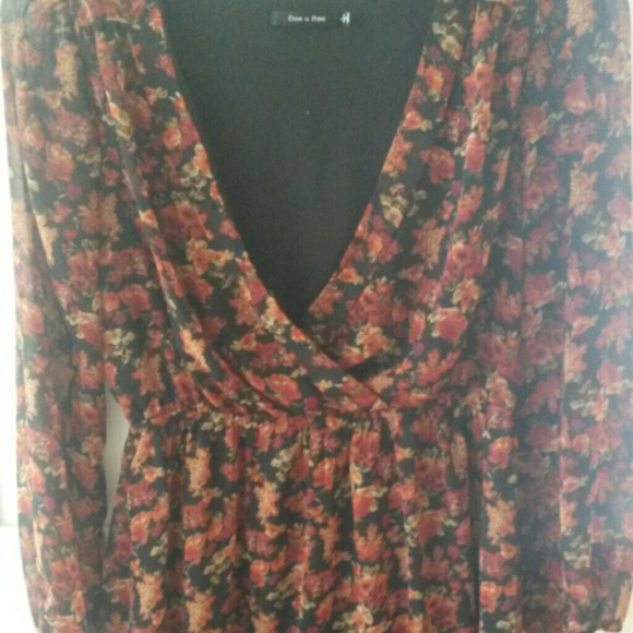 Modcloth Doe and Rae floral dress