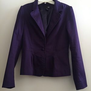 Purple blazer