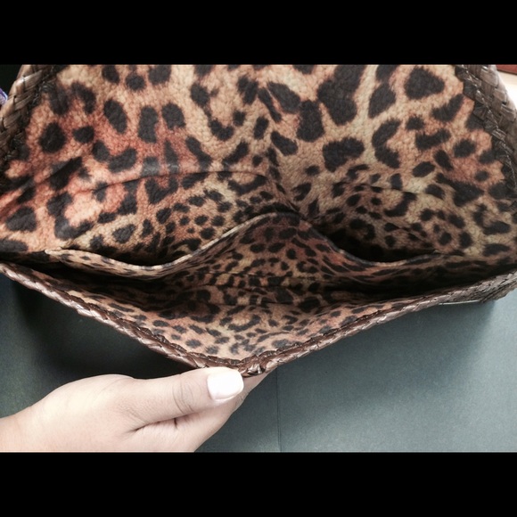 Leopard Print Clutch HANDMADE - Picture 4 of 4