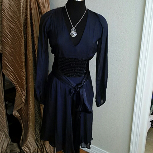 Navy blue dress