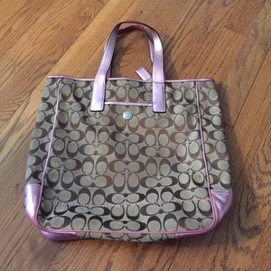 Large Authentic Coach tote