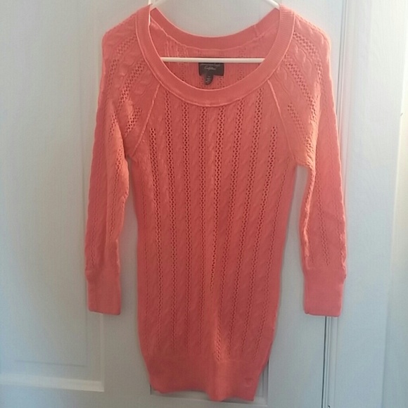 Coral AE 3/4 Sleeve Sweater