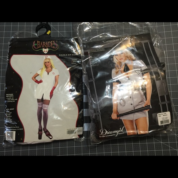 Corrections officer & nurse costume size: medium