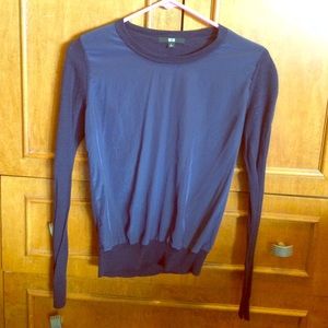 Navy blue uniqlo shirt