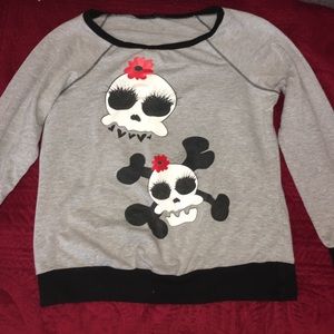 Cute skull sweatshirt