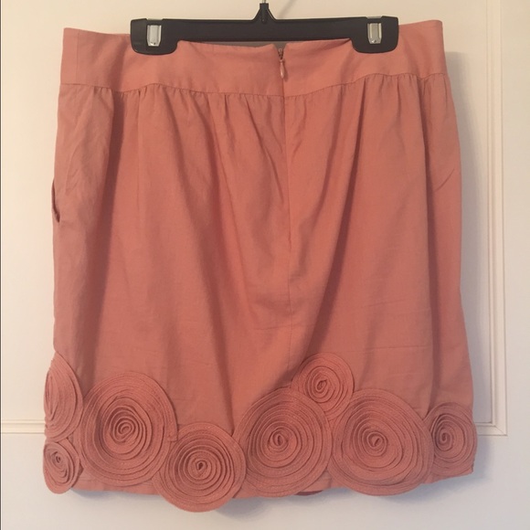 Pink BCBG Generation Skirt with Rosettes - Picture 2 of 3