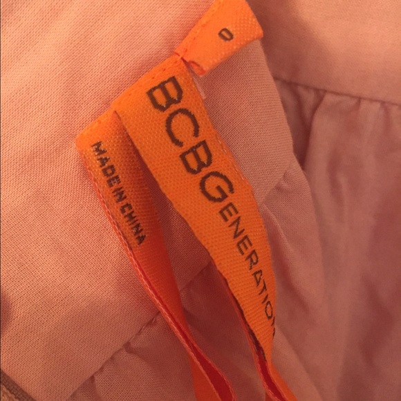 Pink BCBG Generation Skirt with Rosettes - Picture 3 of 3