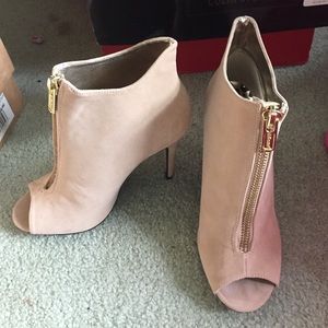 Nude booties