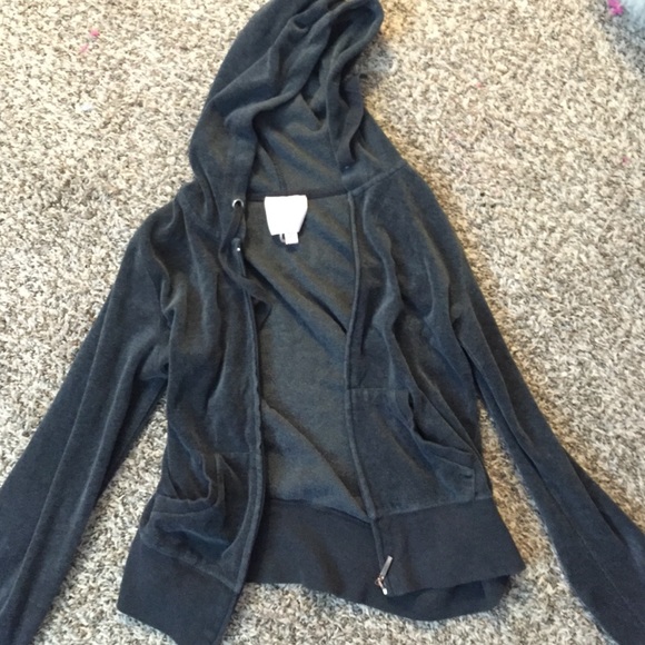 Romeo and Juliet brand zip velvet hoodie