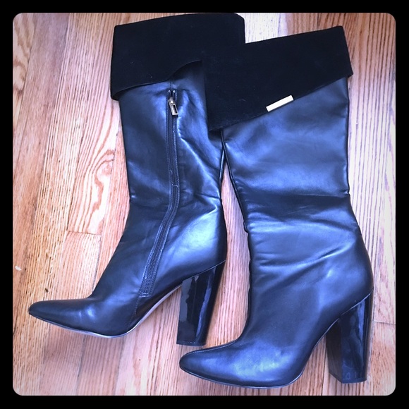 Calvin Klein purple label boots