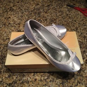 "Michaelangelo Torywide dye able ballet flats