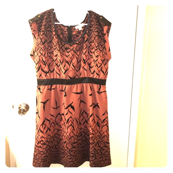 Bird Print Forever 21 + Dress