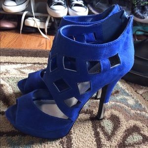 Blue heels