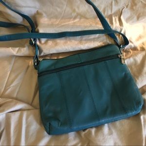 Bass leather crossbody