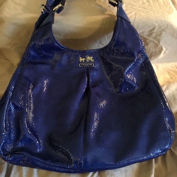 Coach patent leather bag