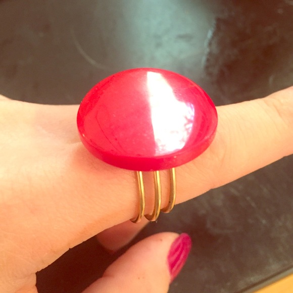Red/gold ring - Picture 1 of 2
