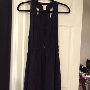 SOLD Forever21 Navy Blue Sleeveless Dress S NWT