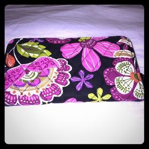 Vera Bradley Pirouette Pink Zip-Around Wallet