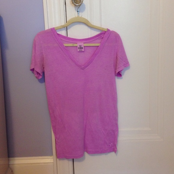 PINK V-Neck Tee