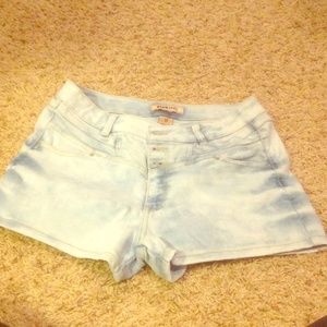 Blue Spice High Waisted Shorts