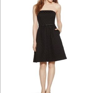 NWT White House BM strapless cocktail dress