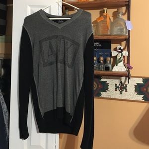 Armani exchange check sweater