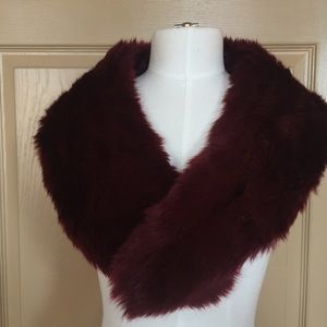 Faux fur wrap