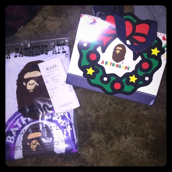 A Bathing Ape Color Camo Busy Works Tee