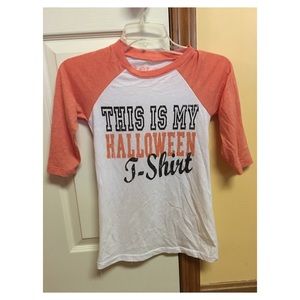 Halloween graphic 3/4 sleeve tee