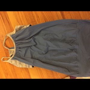 Lululemon too with sports bra attached!