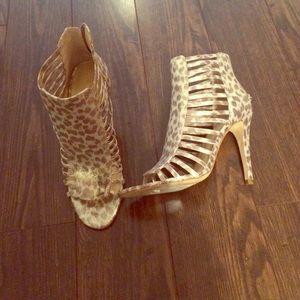 Never worn ivanka Trump Leopard print Heels