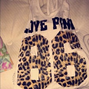 LOVE Pink extra small racer back tank