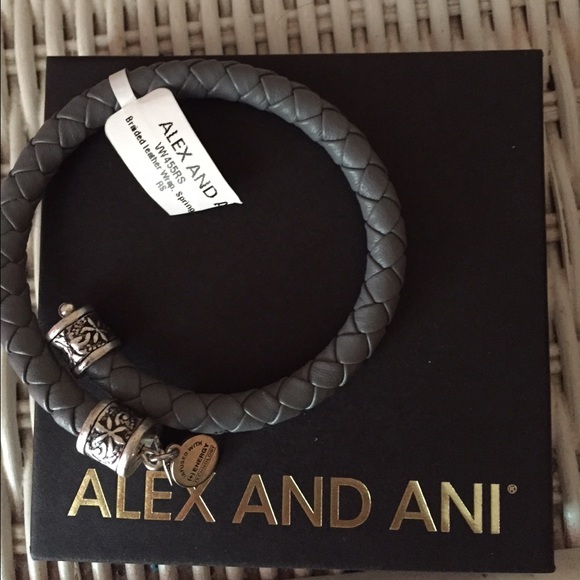 Alex & Ani Leather Bracelet