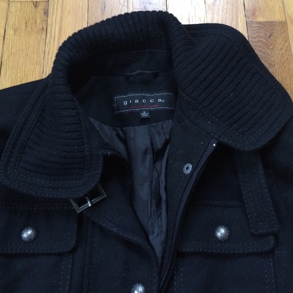 Black long coat - Picture 2 of 3