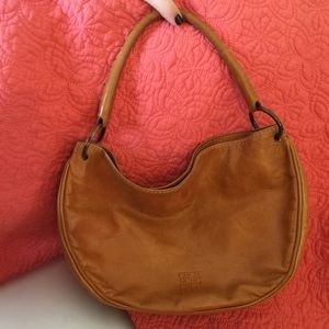Half moon Carolina Herrera brown purse