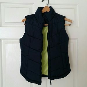 Aeropostale Navy puffy vest.