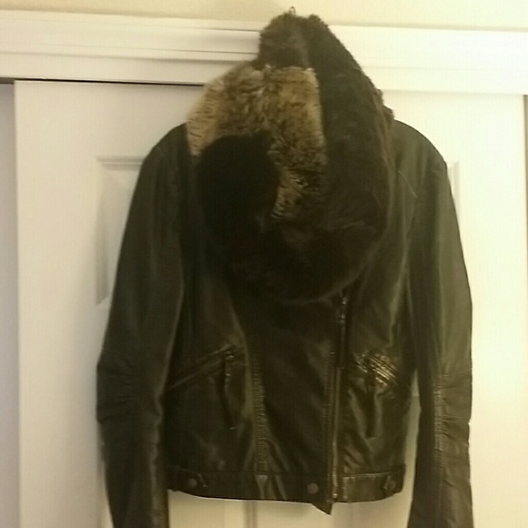 Pleat her moto jacket