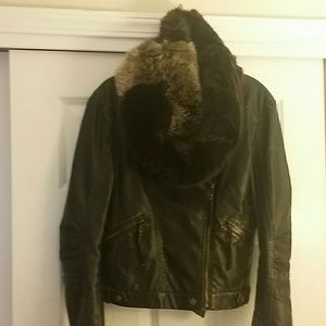 Pleat her moto jacket