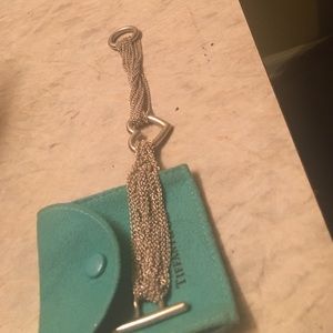 Authentic Tiffany 10 string heart bracelet