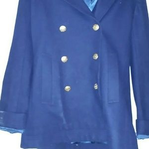 J Crew women's peacoat