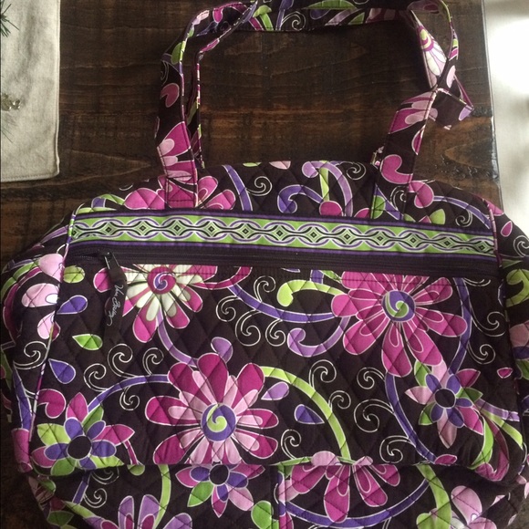 Vera Bradley Purple Punch diaper bag